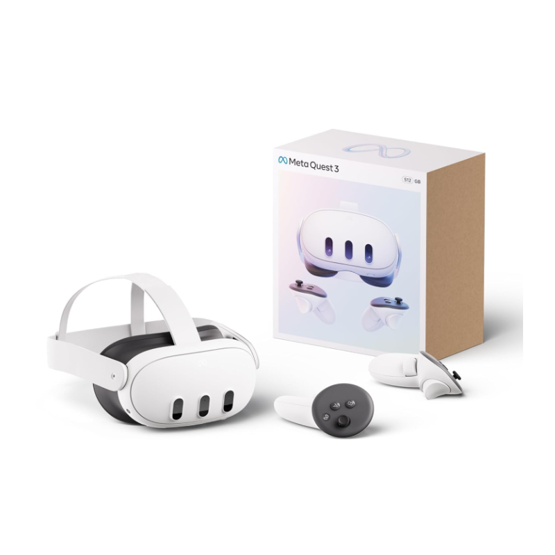 Meta Quest 3 — Advanced All-In-One Virtual Reality Headset — 512 GB White